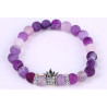 Náramek z kamenů Korunka Purple Stone