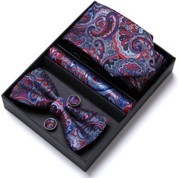 Set Raul Kravata | Motýlek | Manžetové knoflíčky | Kapesníček
