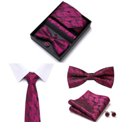 Set Tropical Kravata | Motýlek | Manžetové knoflíčky | Kapesníček