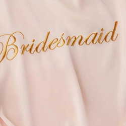 Saténový dámský župan pro družičky - Bridesmaid