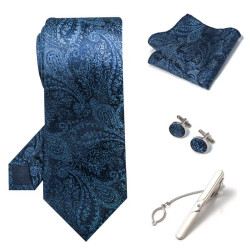 Kravata Brocat | Manžetové knoflíčky | Spona | Kapesníček