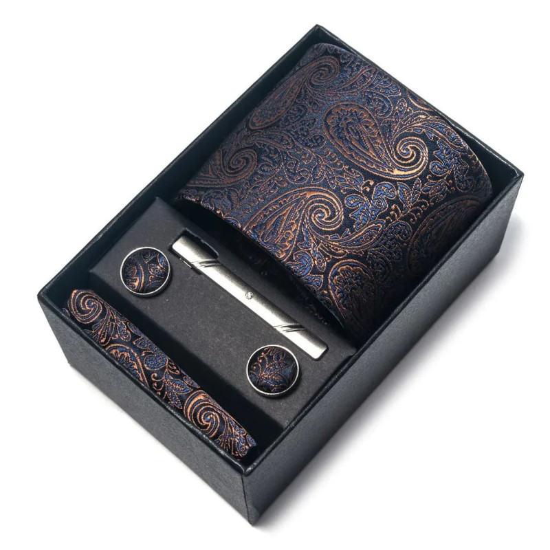 Kravata Kold | Manžetové knoflíčky | Spona | Kapesníček