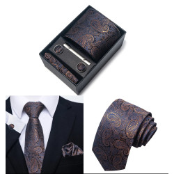 Kravata Kold | Manžetové knoflíčky | Spona | Kapesníček