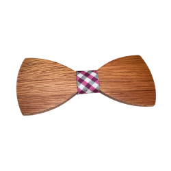 Dřevěný motýlek Argyle