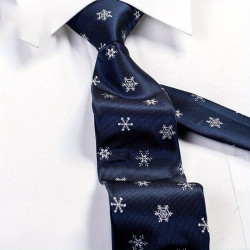 Pánská kravata Sněhová vločka