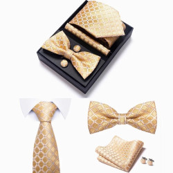 Set Grant Kravata | Motýlek | Manžetové knoflíčky | Kapesníček