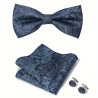 Set Brocat Kravata | Motýlek | Manžetové knoflíčky | Kapesníček