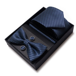 Set Bluey Kravata | Motýlek | Manžetové knoflíčky | Kapesníček