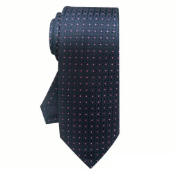 Kravata Modrá Bono | Manžetové knoflíčky | Kapesníček