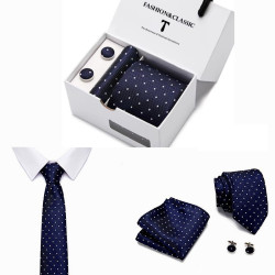 Kravata Dots | Manžetové knoflíčky | Kapesníček