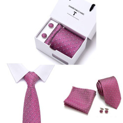 Luxusní Kravata Penny | Manžetové knoflíčky | Kapesníček