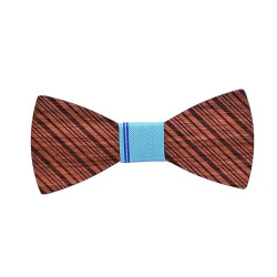 Dřevěný motýlek Proužky