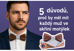 5 důvodů, proč by měl mít každý muž ve skříni motýlek